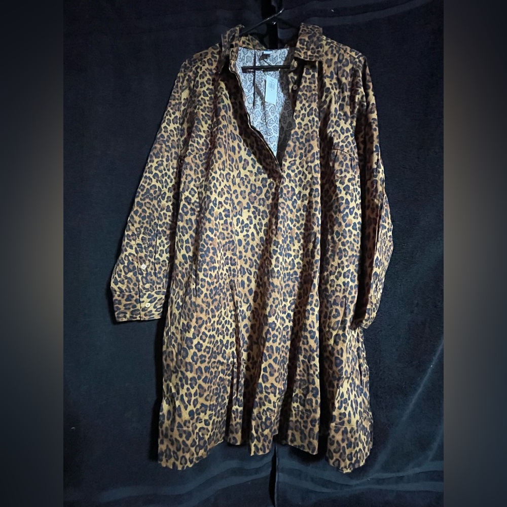 NWT Old Navy Animal Print Dress - Brown and Black